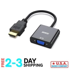 Compact HDMI to VGA Converter for Business Presentations & More - 18-Mo