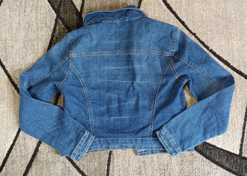 Denim Jeans blaue Jacke blau Größe mittel neuer Look - Bild 3 von 8