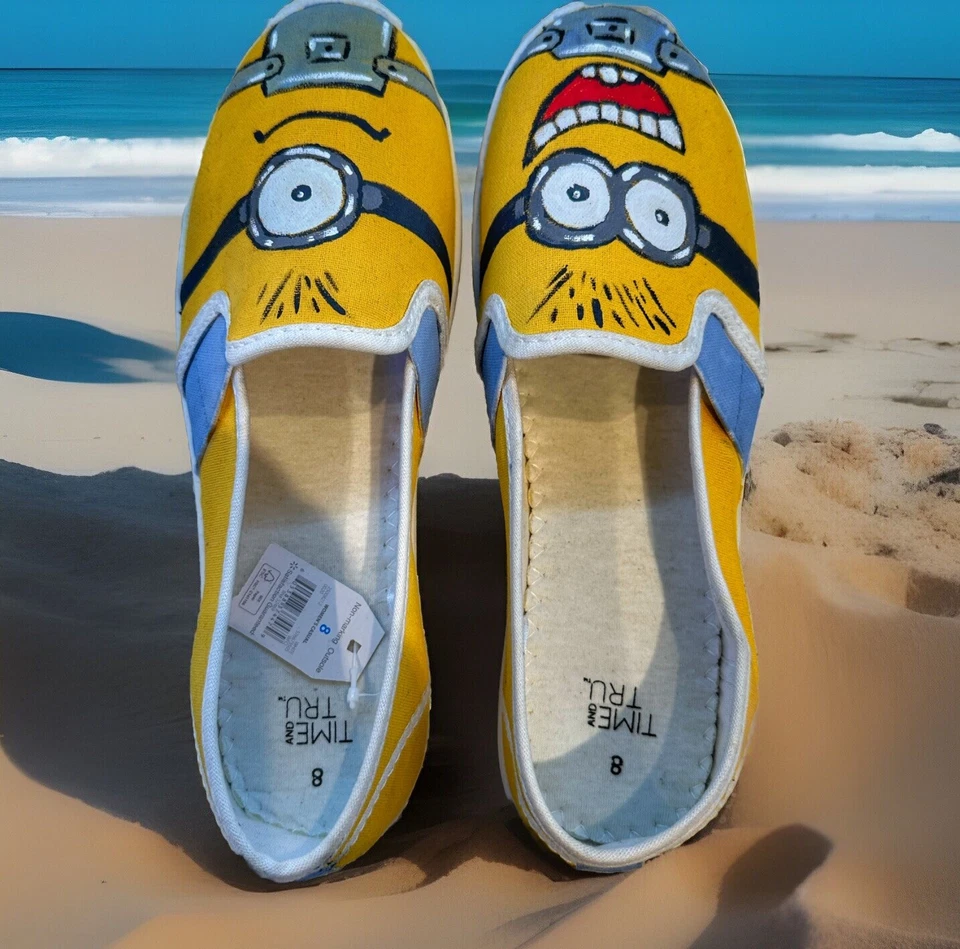 Minions поскользнуться на мальчика кроссовки детская обувь размер 8 эластичной стороны - Изображение 2 из 4