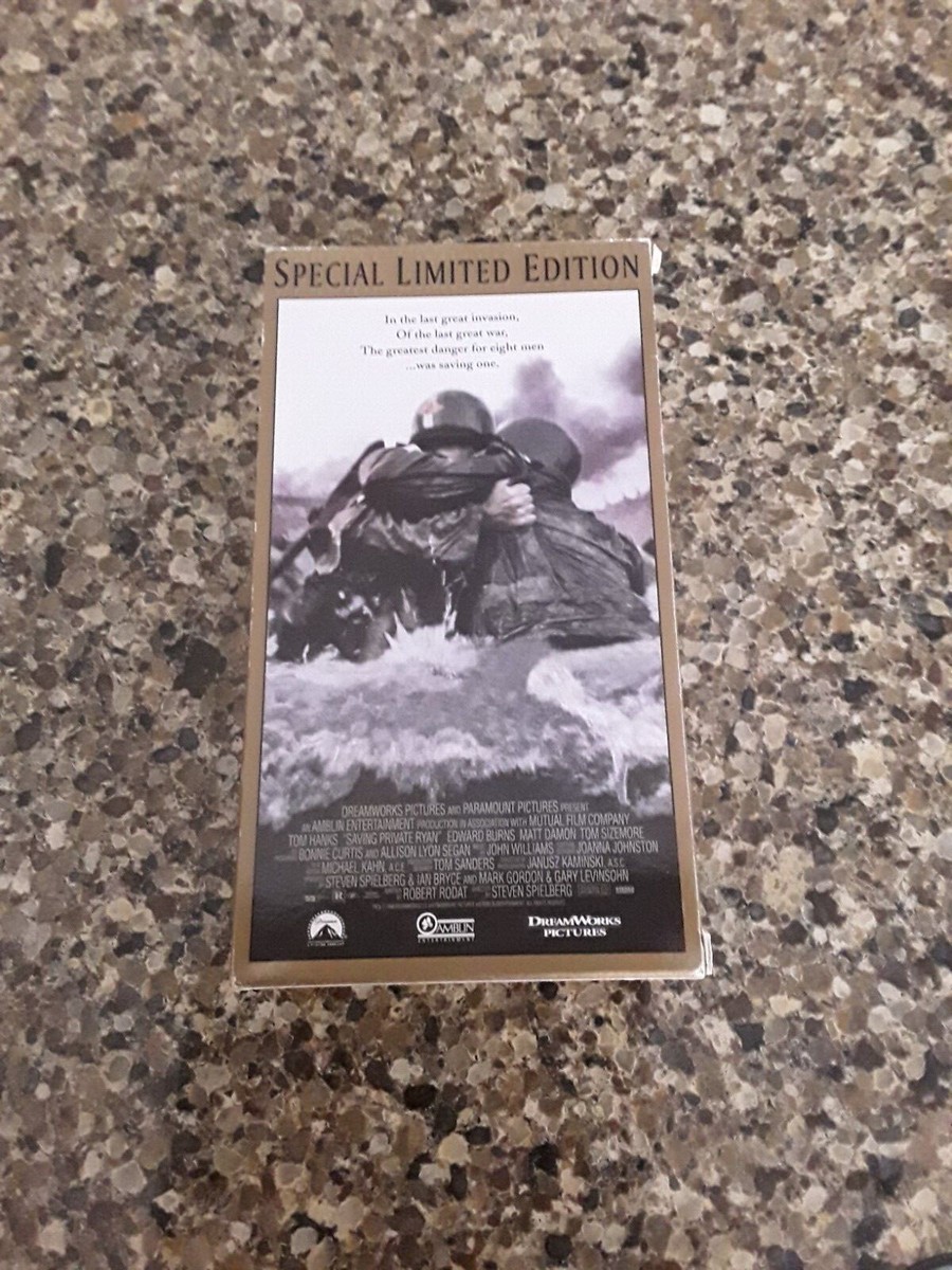 Saving Private Ryan (VHS, 1999, Widescreen) SPECIAL LIMITED