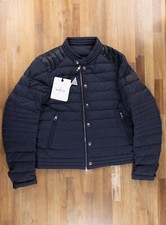 MONCLER Barral navy blue quilted down puffer jacket Size Medium / 2 authentic
