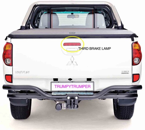 Third Brake Lamp TailGate Light Clear Len Mitsubishi Triton 05-14 L200 8-334A059 - Picture 6 of 6