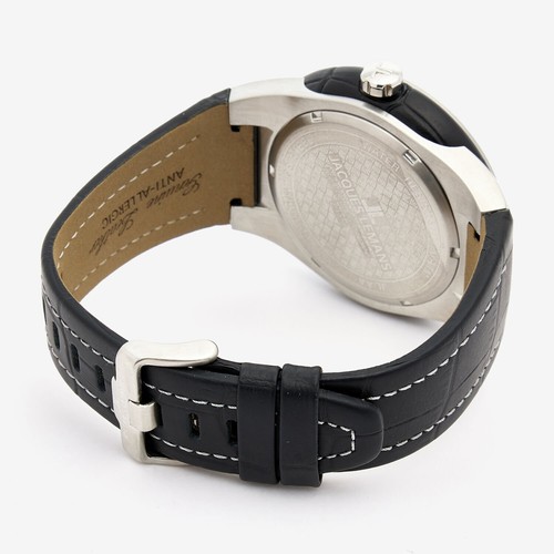 Jacques Lemans Uhr Herren 1-1770B Miami Sport schwarz Lederarmband - Bild 2 von 6