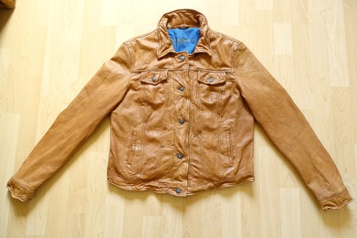 Raiden Lederjacke Damen braun Gr. 40/42 sehr weiches Leder Baumwollfutter Biker - Bild 3 von 10