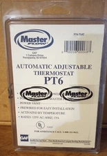 Master Flow Automatic Adjustable Thermostat PT6 Open Box