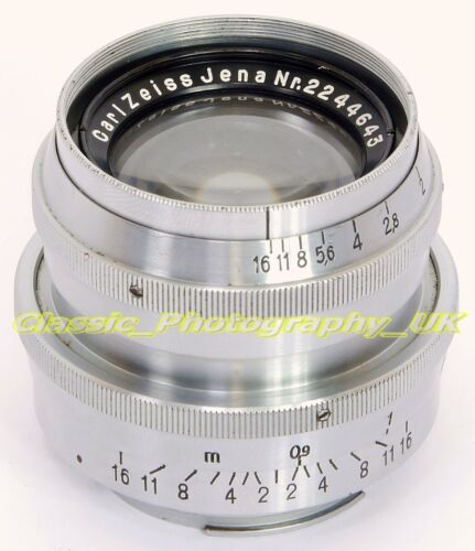 Zeiss BIOTAR 1:2 f=5.8cm Rare HEAVY Type Chromed Brass 58mm F2 Lens for Exakta - Picture 11 of 13