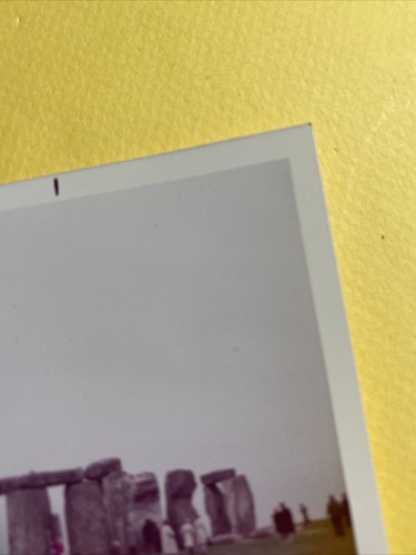 Stonehenge Found Photo Photograph Snapshot Vintage Artistic Stonehenge 1960’s - Picture 3 of 12