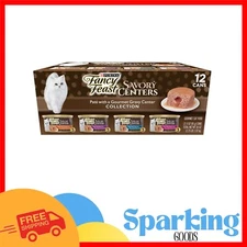 Purina Savory Centers Wet Cat Food Variety Pack - 24 Cans of Gourmet Pate
