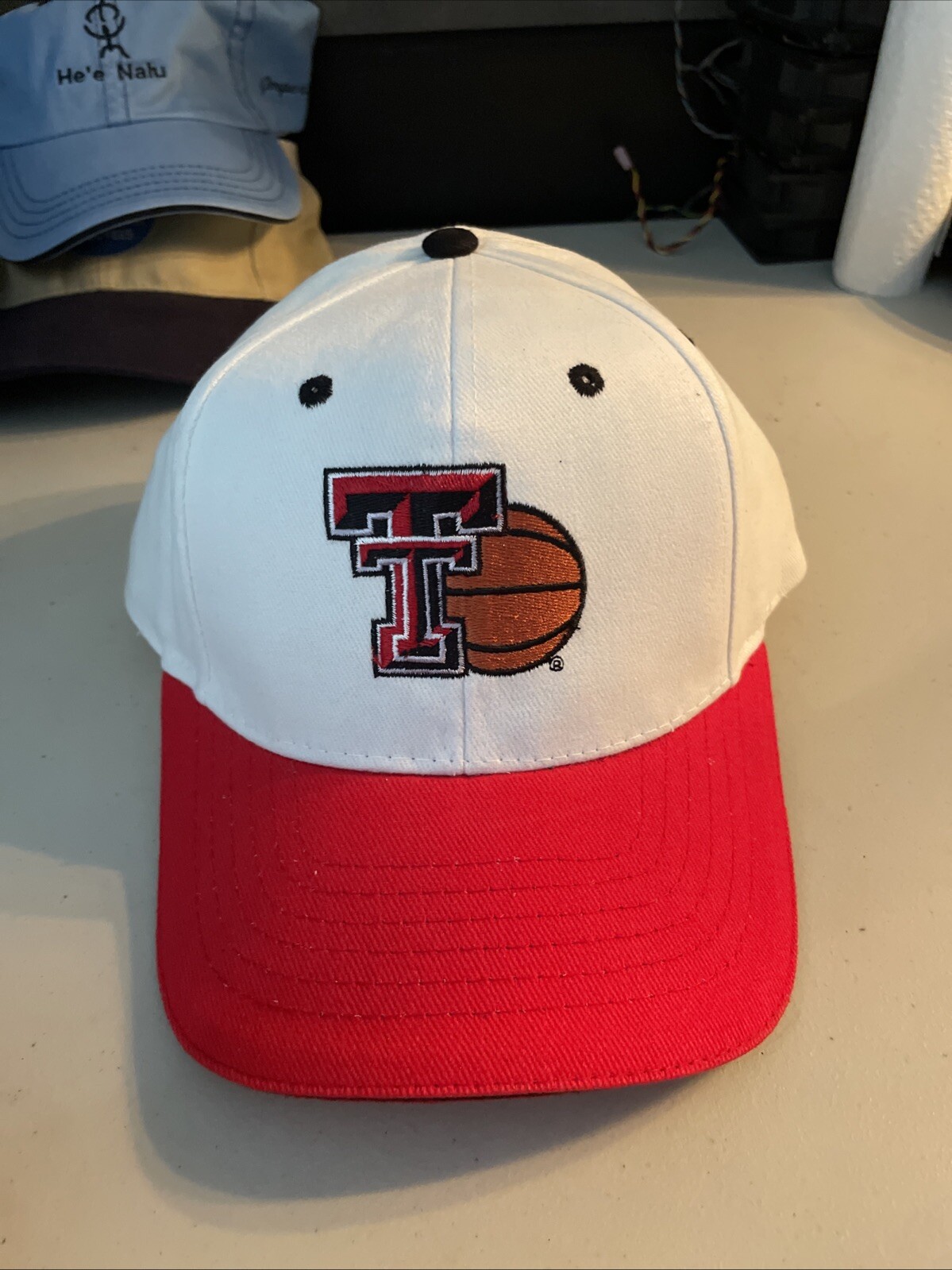 Texas Tech Red Raiders Men’s Hat Cap One Size Red And White