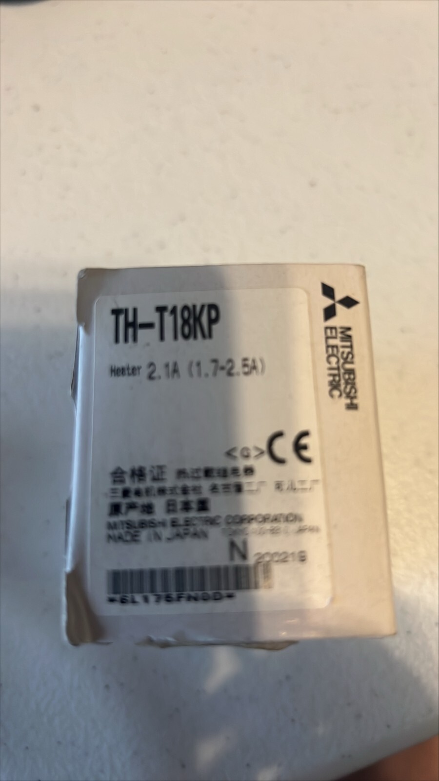 MITSUBISHI ELECTRIC TH-T18KP THERMAL OVERLOAD RELAY 2.1A (1.7-2.5A)