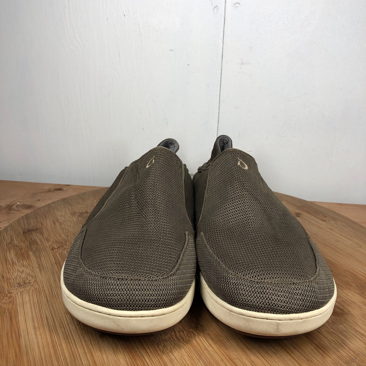 Olukai Men\'s Gray textile upper mesh loafers Shoe Size 14 Olukai Shoes Mens 14 Nohea Mesh Loafers Casual Slip On  main image 4