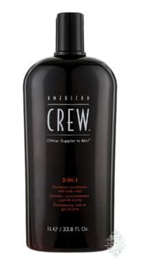 American Crew Classic 3-in-1 Shampoo ,Conditioner, And Body Wash 33.8 oz