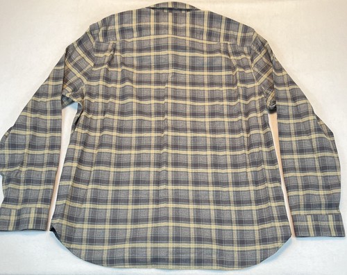 Vince Classic Fit Mens XL Multi Color Long Sleeve Button Up Flannel Shirt XL NWT - Picture 6 of 6
