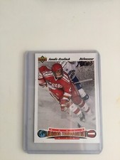 1x Sandis Ozolinch 1992 Upper Deck Hockey NHL French