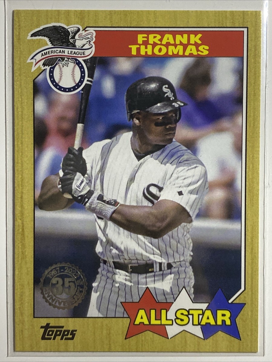 ★87MM★ Mmlg STAFF HFT EVERY WHITE 2022 Topps Frank Thomas 1987 All-Stars #87AS-24 Chicago