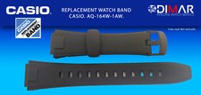 Replacement Original Watch Band CASIO AQ-164W-1AW. NOS