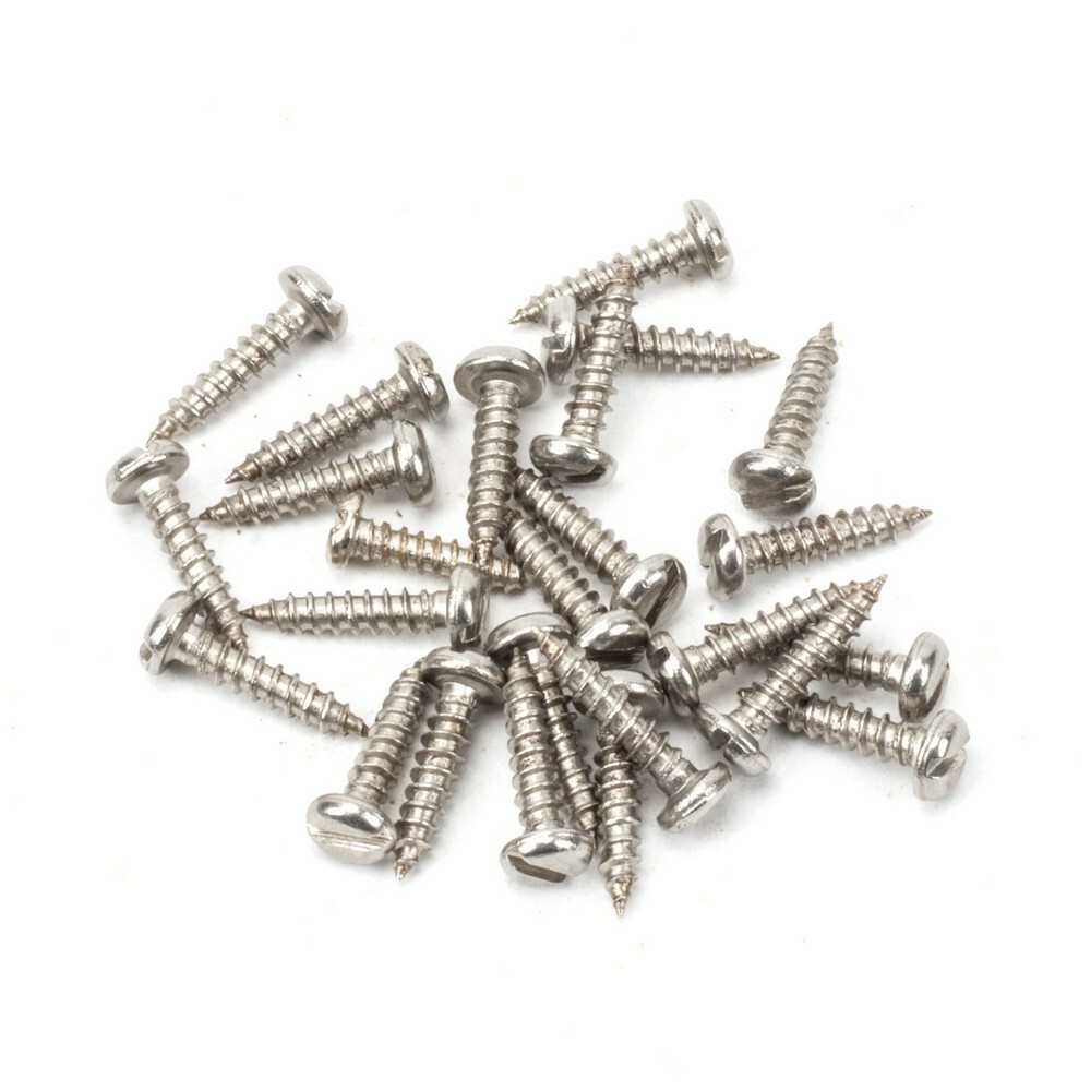 From The Anvil 91241 Stainless Steel 4x 1/2"" Round Head Screws (25)