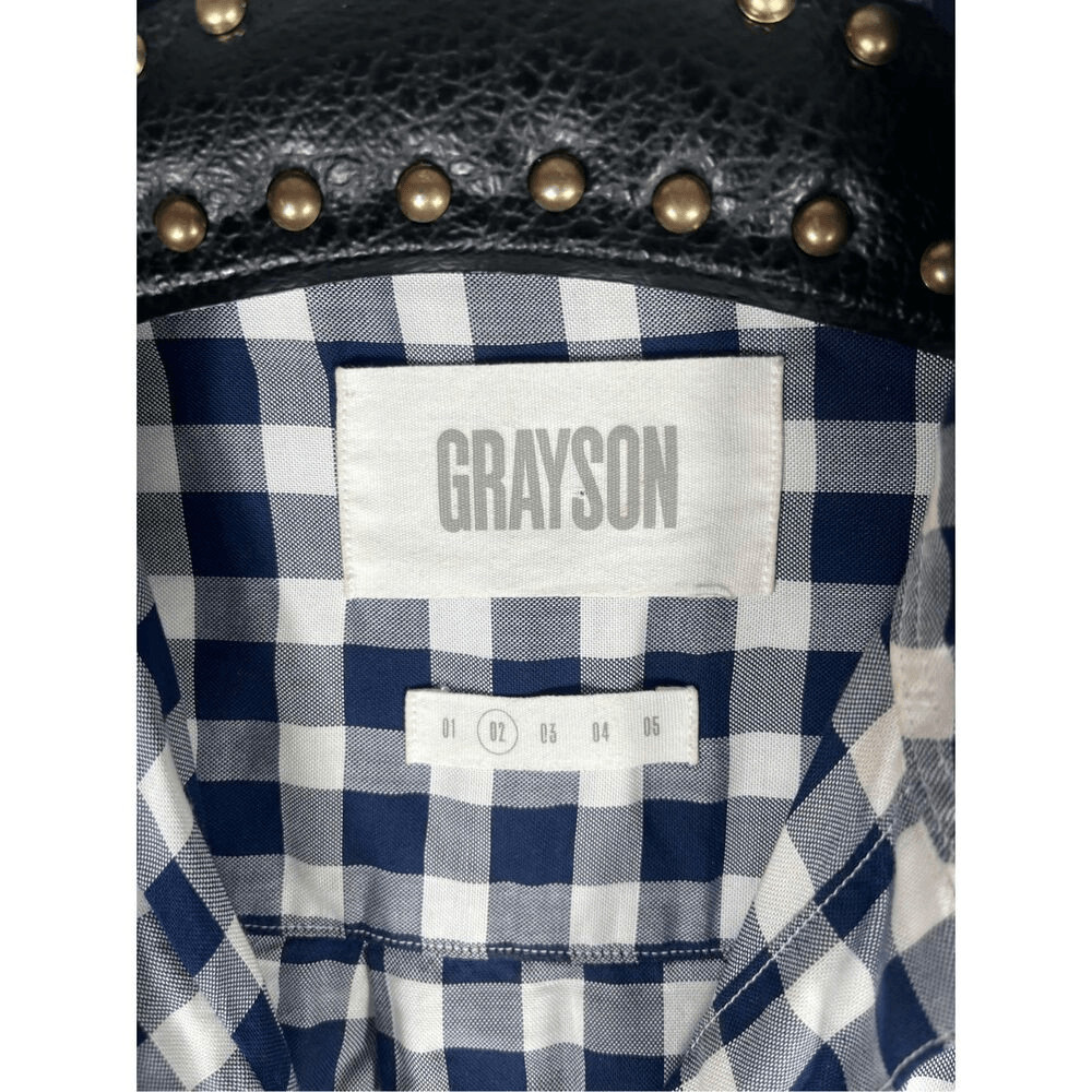 Grayson button down plaid shirt - image 6