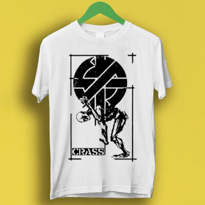 Crass Punk Anarchy British Street Punk Graffiti Retro Cool Geschenk Tee T-Shirt P663