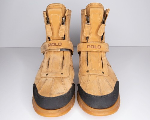 Polo Ralph Lauren Tan Boots, , damage 