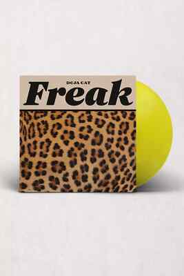 DOJA CAT FREAK VINYL NEW! EXCLUSIVE LIMITED TRANSLUCENT YELLOW SINGLE RECORD!