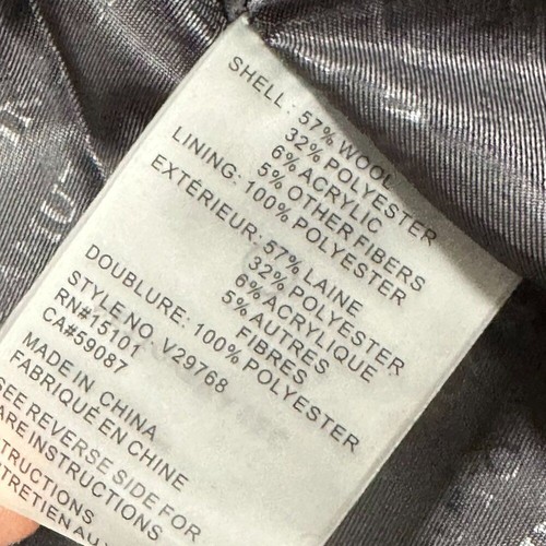 Neu mit Etikett - Vince Camuto zweireihiger Mantel mit Flügelkragen schwarz Größe M Damen NEU - Bild 7 von 12