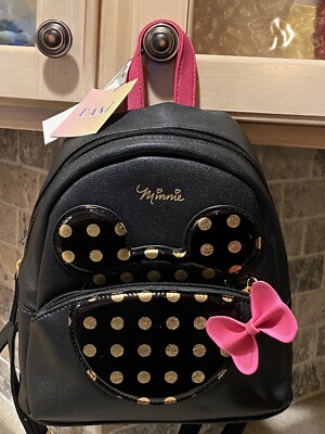Dani by Danielle Nicole Disney’s Minnie Mouse Gold Polka Dot Mini Backpack NWT Dani by Danielle Nicole Disney main image 3