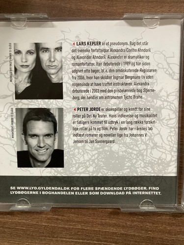 Livre audio MP3 Lars Kepler Hypnotisøren en danois - parlé par Peter Jorde - Photo 3/6