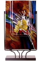 Jasmine Art Glass Rectangular Vase on sale Jasmine Art Glass Rectangular Vase on sale