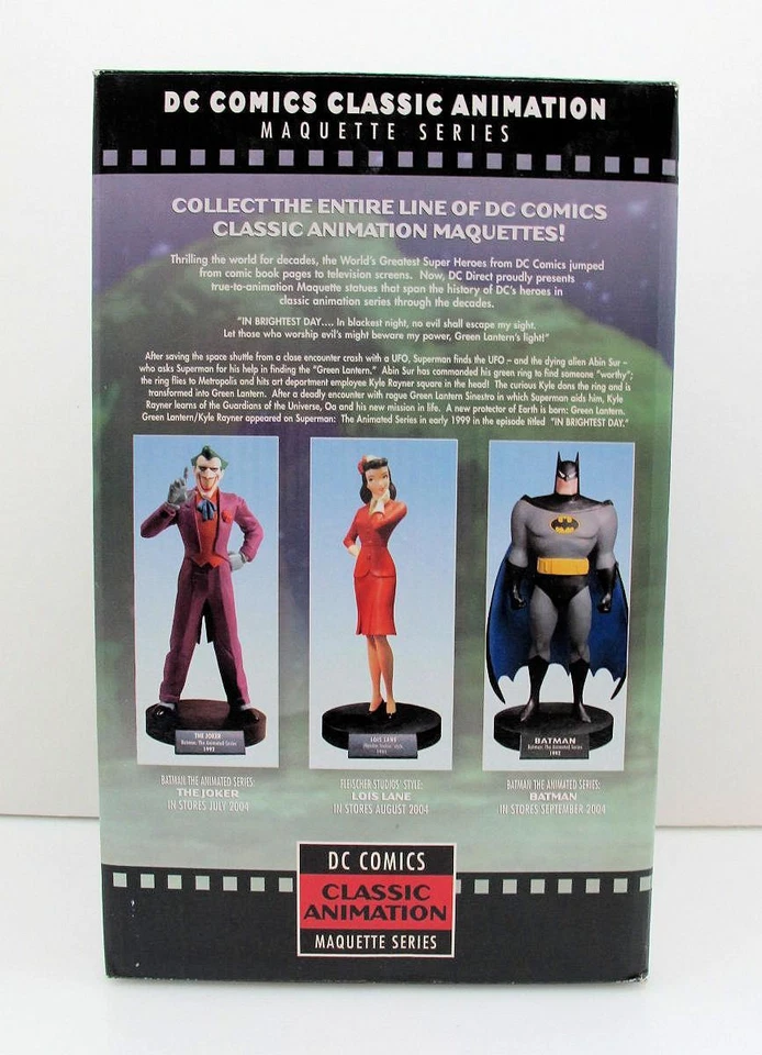 Estatua de animación clásica Hal Jordan Green Lantern de DC Direct #1471/1500 - limitada Foto 2 de 4