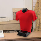Molded Man's Shirt T Form Countertop Fits S-L Male Mannequin Black