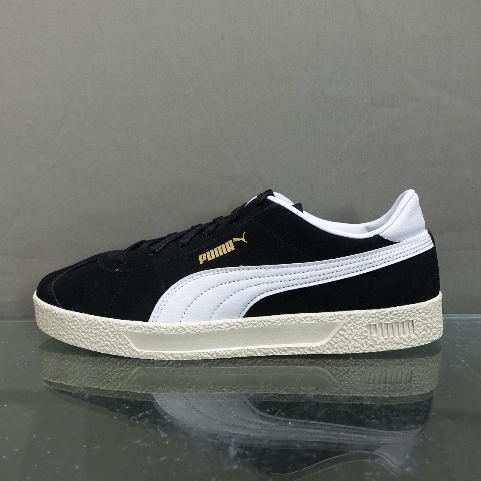 Мужские кроссовки Puma Classic Club Размер 11,5, повседневная обувь, черные кроссовки #1102