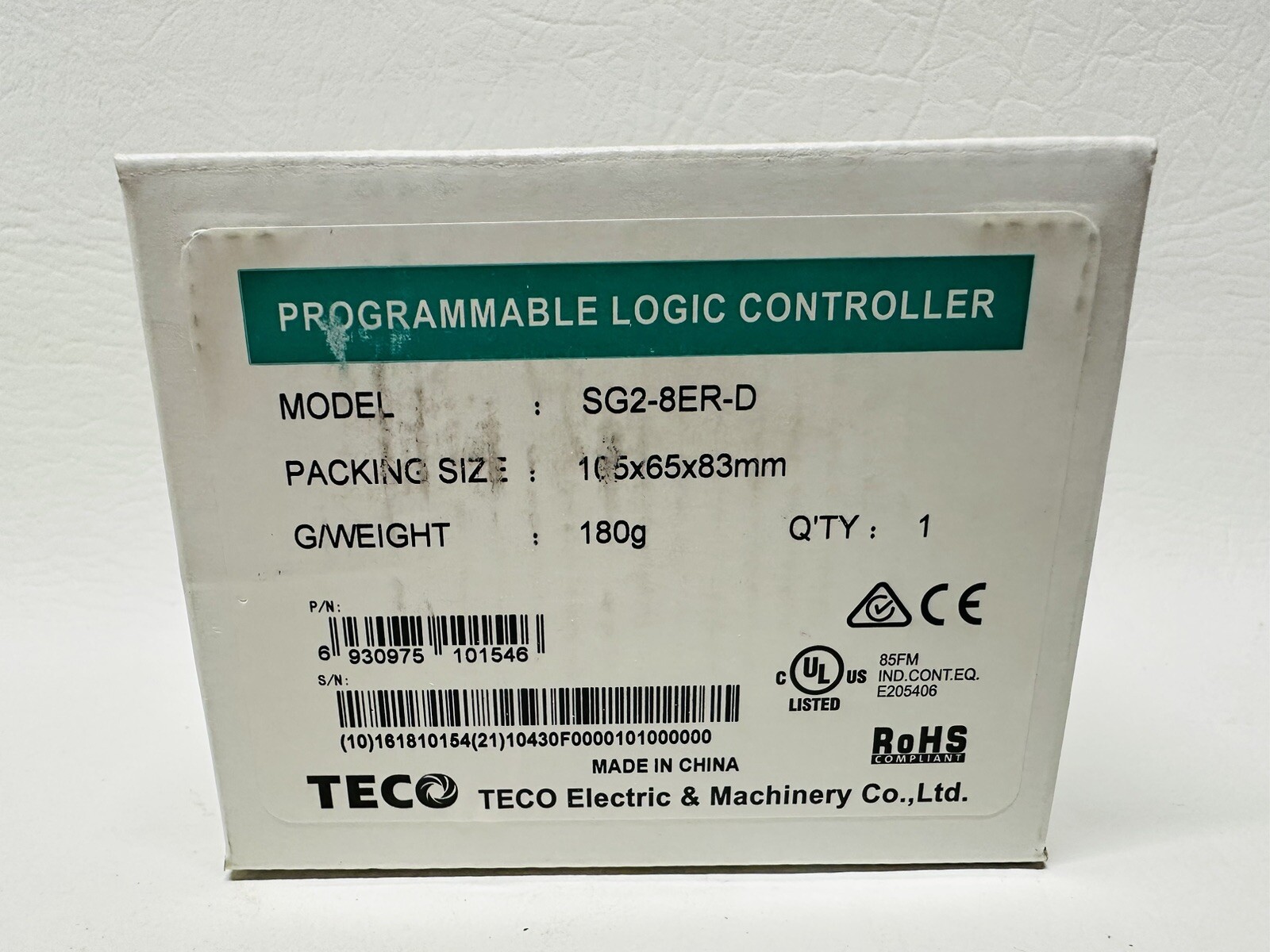 Teco Plr TECO PLC 4 Ch Relay Output Module SG2-8ER-D for sale online | eBay