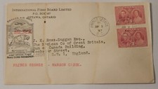 Prince George to Manson Creek Canada June 2 1937 first flight airmail