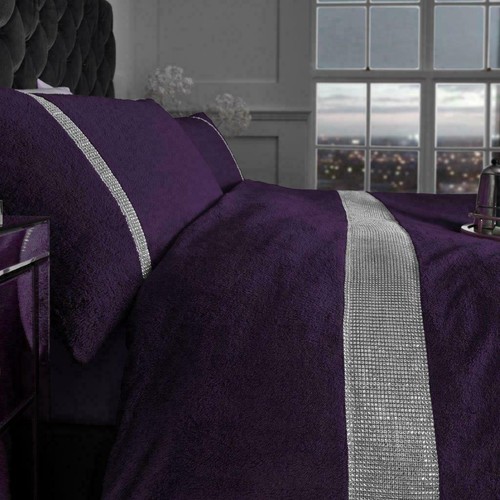 Teddy Fleece Hug & Snug Duvet Cover Set Thermal Cosy Warm Quilt Bedding All Size - Picture 54 of 167