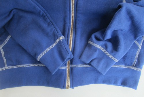 Ropa del equipo NFL chaqueta azul manga larga con capucha talla mediana alta (MT) - Imagen 5 de 7