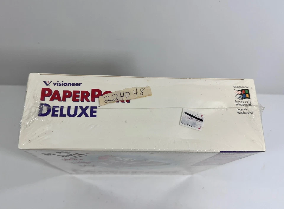Vintage 1997 NOS PaperPort Deluxe by Visioneer Inc Windows 95 NT Factory Sealed - Image 4 of 4
