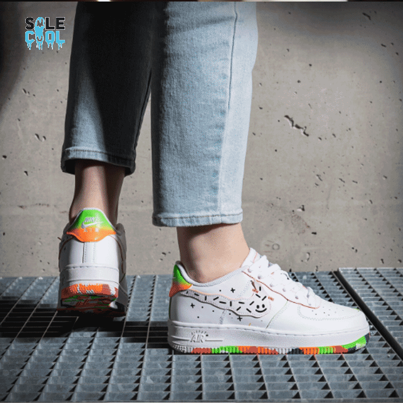 Nike Air Force 1 LV8 GS Doodles Drawing White Shoes DV1366 Nike Air Force 1 LV8 GS Doodles Drawing White Shoes DV1366