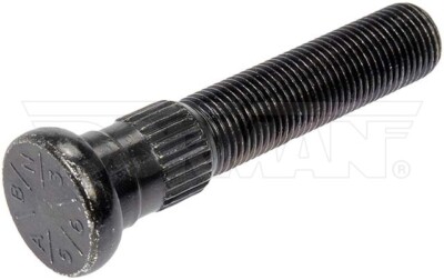 9/16-18 Serrated Wheel Stud - 0.658 In. Knurl 3 In. Length Ol Part For 610-283