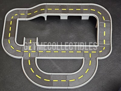 DISNEY CARS MINI RACERS 3D PRINTED COLOR BRIDGE AND INTERSESECTIONS TRACK SET