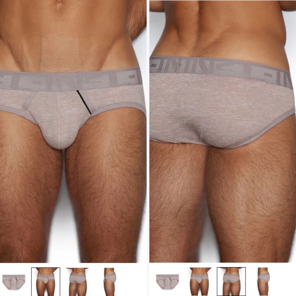C-IN2 - Hand Me Down - Men's Low Rise Brief - Pedro Pink Heather (M) - Image 2 of 4