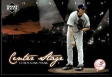 2006 Upper Deck Ovation Center Stage Chien-Ming Wang New York Yankees #CS-CW R95