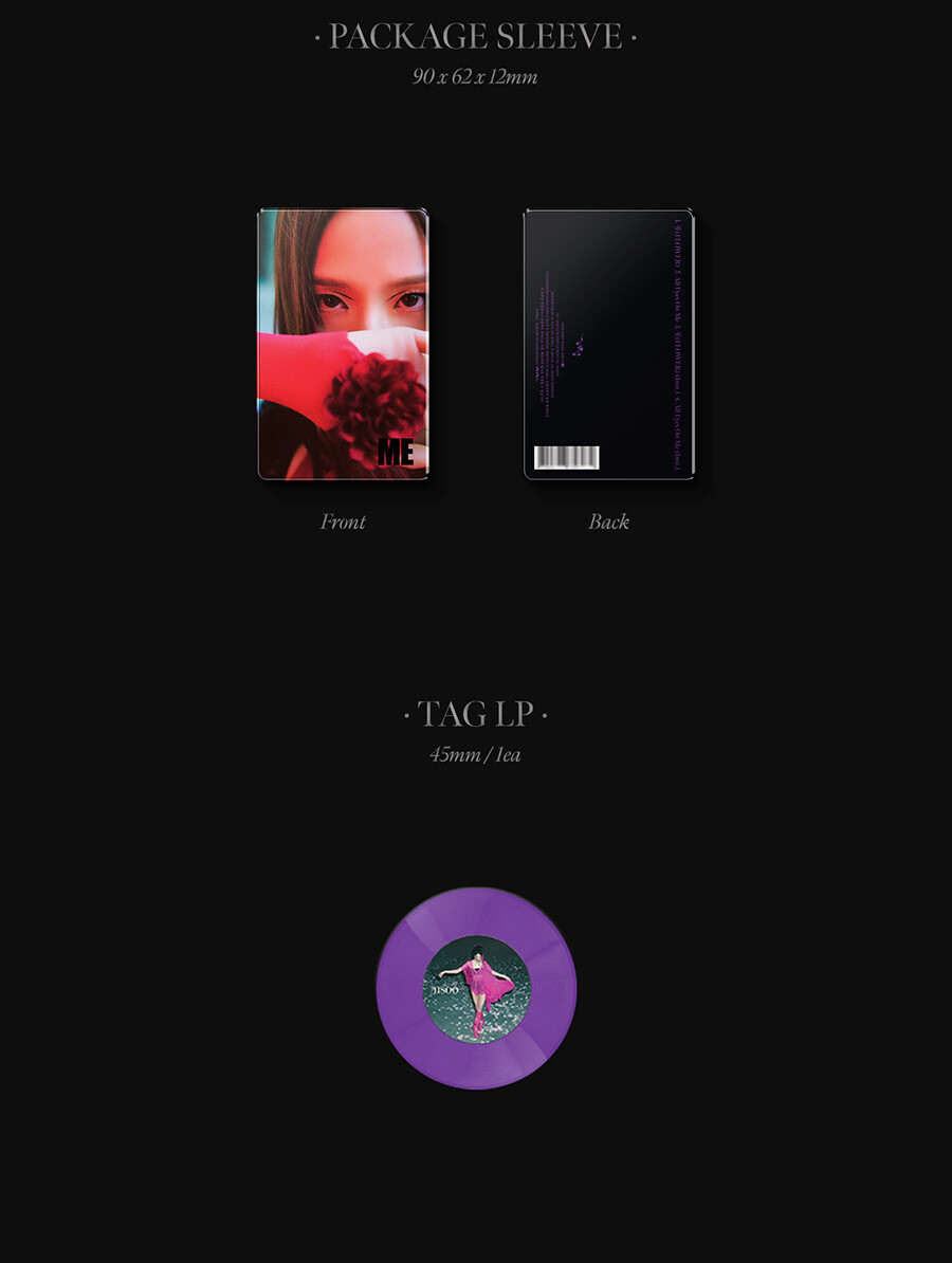 BLACKPINK JISOO [ME] FIRST SINGLE ALBUM YG TAG ALBUM LP Ver