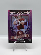 2021 Panini Prizm Draft Picks Crusade Purple Wave Mac Jones #170 Rookie RC