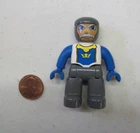 Lego Duplo Grandpa Knight W/ Mustache Helmet Figure Castle Set Minifig Vtg #2