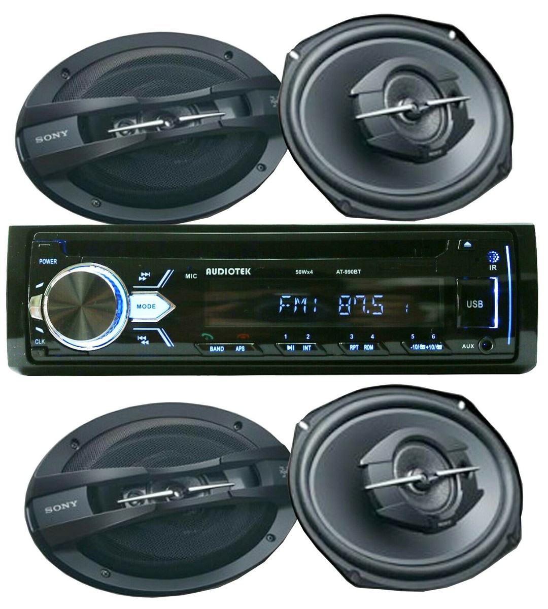 4x SONY 6.x9