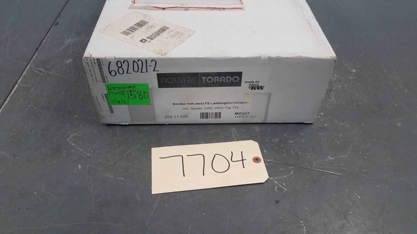Lamborghini Huracan  OEM Shock Spring Set #7704 B5