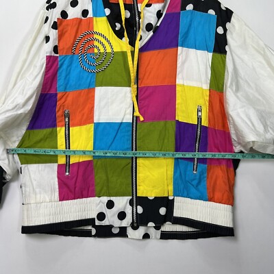 Vintage Neiman Marcus Windbreaker Jacket Womens Large Retro
