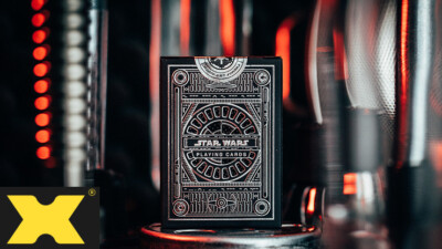 Star Wars Dark Side V2 Silver Edition Playing Cards (Graphite Grey) by theory11