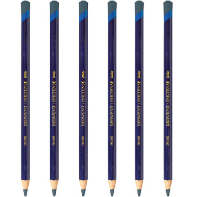NEW 6x Derwent Inktense Pencil Chinese Ink 2030 Pack